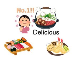 delicious, sushi, tempura, sukiyaki, meat